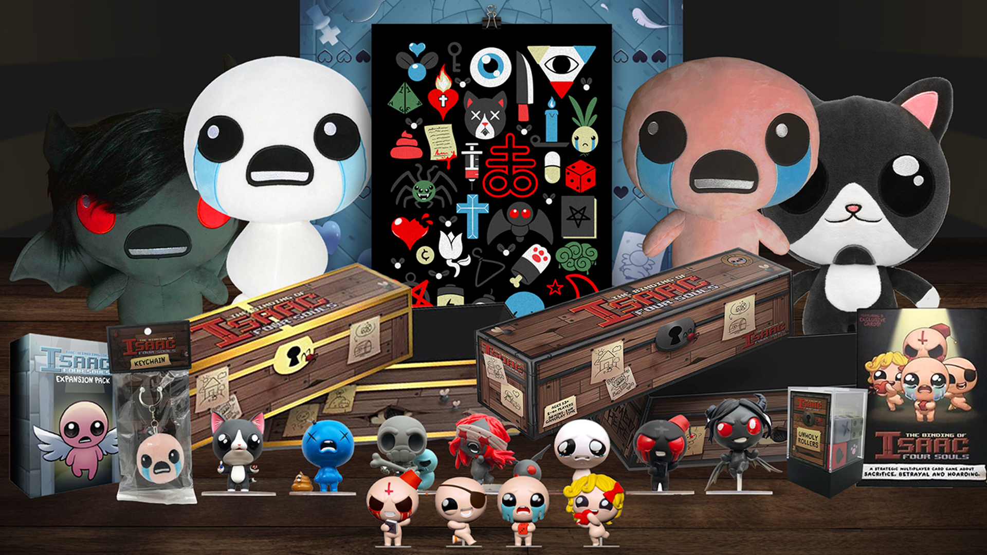 the binding of isaac four souls figures